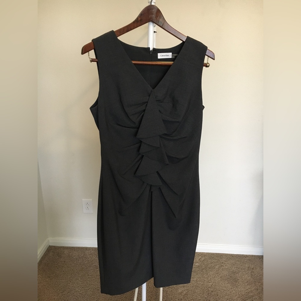 Calvin Klein gray dress, size 10